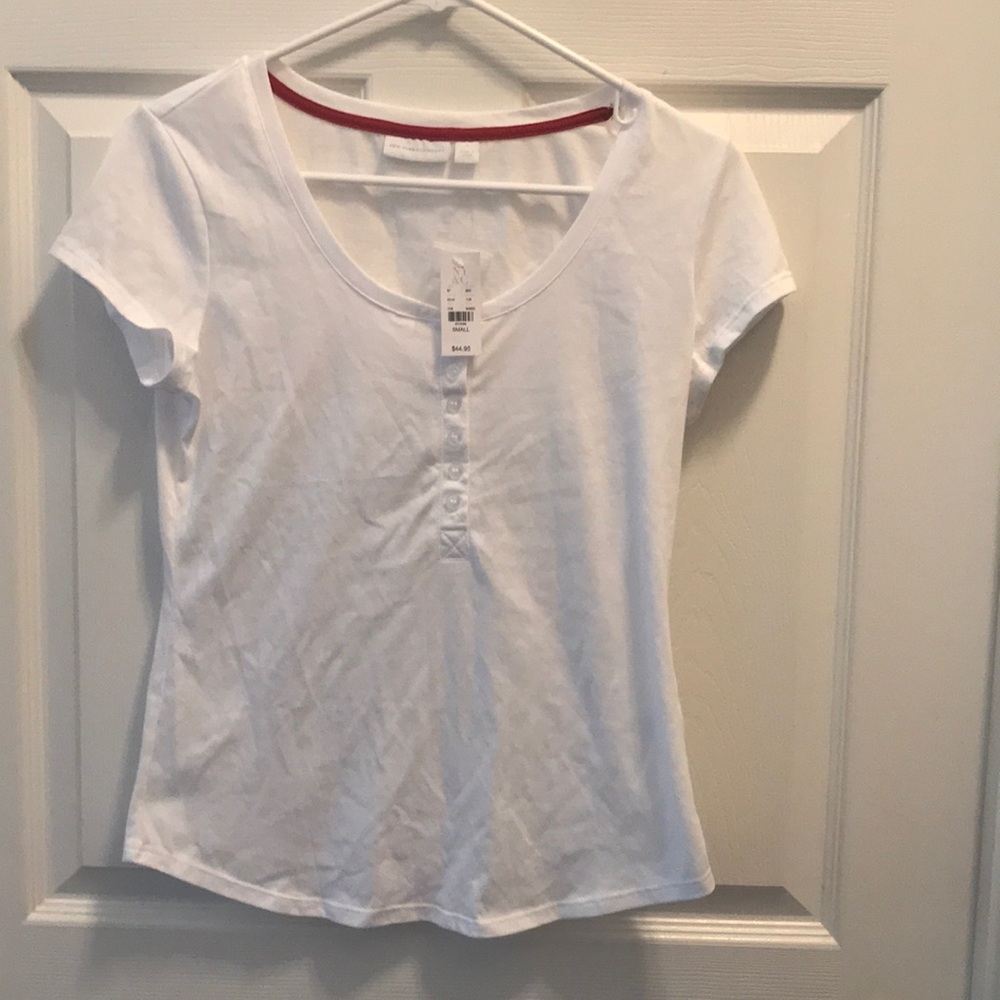 New York and Company white tee - S